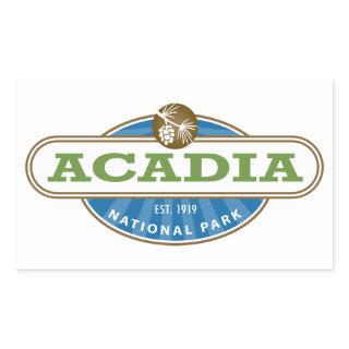 Acadia National Park USA Rectangular Sticker