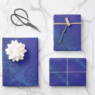 Acceptance | Blue Indigo Violet Boho Medallions  Sheets