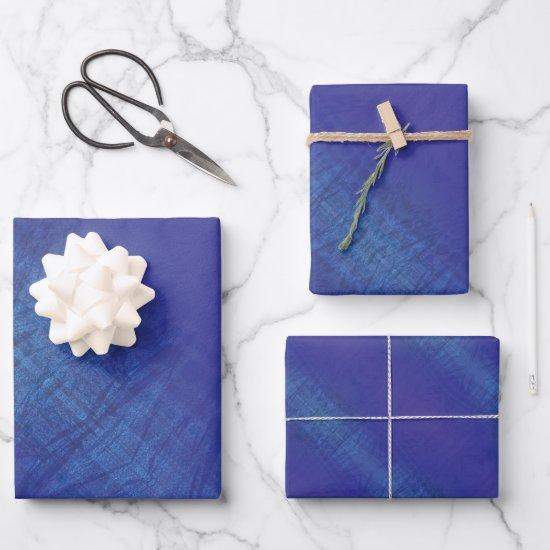 Acceptance | Blue Indigo Violet Shibori Pattern  Sheets