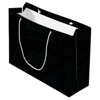 Acceptance | Dark Abstract Texture Large Gift Bag