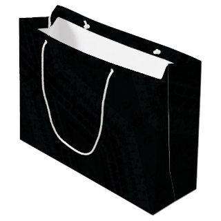 Acceptance | Dark Boho Texture Large Gift Bag