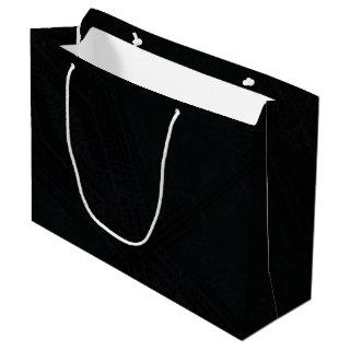 Acceptance | Dark Gothic Texture Large Gift Bag