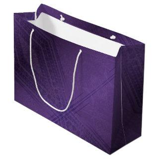 Acceptance | Violet Eclectic Boho Pattern  Large Gift Bag