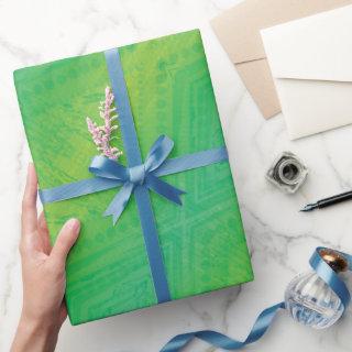 Acceptance | Yellow Green Blue Shibori Pattern