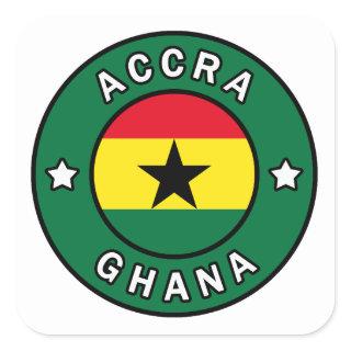 Accra Ghana Square Sticker