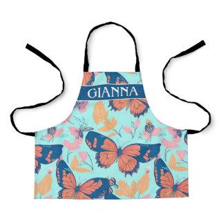 Achrioptera Manga Pastel Colorful Pattern Apron