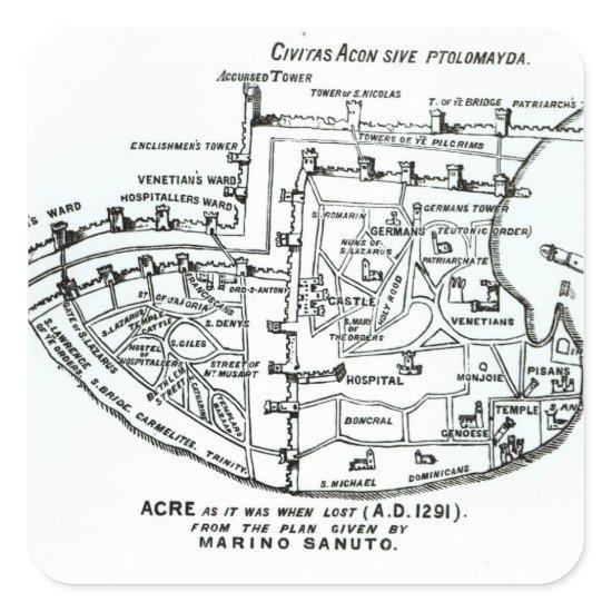Acre as it was when lost square sticker