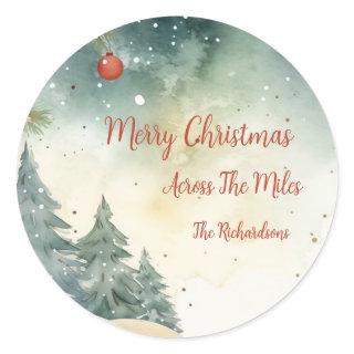 "Across the Miles" Christmas Stickers