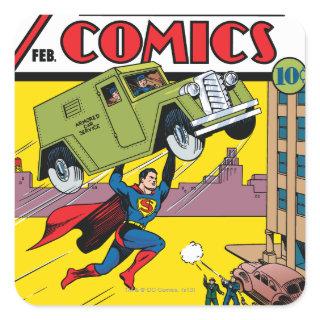 Action Comics #33 Square Sticker