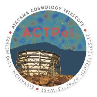 ACTPol CMB Logo Sticker