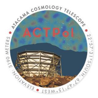 ACTPol CMB Logo Sticker