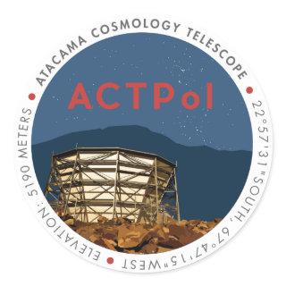 ACTPol Logo Sticker
