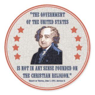 Adams -Tripoli -2 Classic Round Sticker