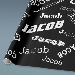 Add Any Name or Word | Black & White