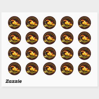 Add Text Name Year Oktoberfest Party 20xx Classic Round Sticker
