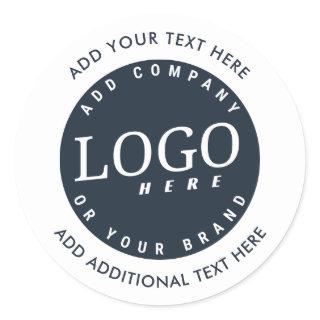 Add Your Custom Logo Business Owner Classic Round Sticker
