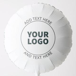 Add Your Logo Customizable Circular Text Balloon
