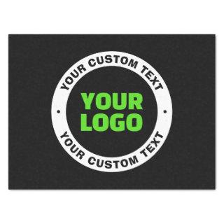 Add Your Own Business Logo or Uploaded Design Tissue Paper