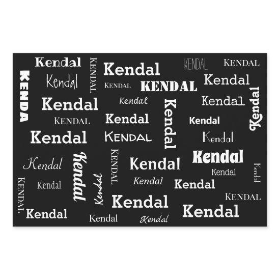 Add Your Own Name Black and White Custom  Sheets