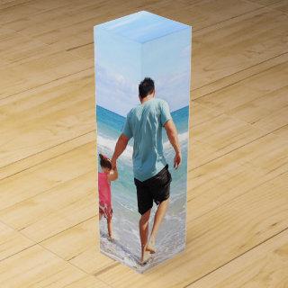 Add Your Own Photo and/or Text Wine Box
