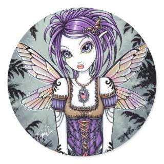 "Addison" Misty Dragonfly Fairy Stickers