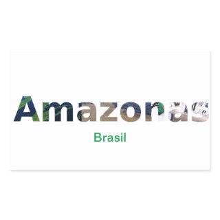 Adesivo Amazonas  Rectangular Sticker