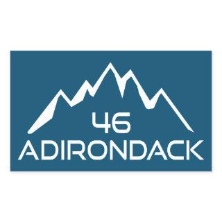 Adirondack 46 Mountains Rectangular Sticker