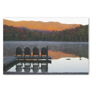 Adirondack chairs Heart Lake Fall Tissue Paper