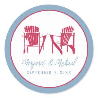 Adirondack Chairs Sticker - Personalized