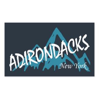 Adirondacks New York Mountains Rectangular Sticker