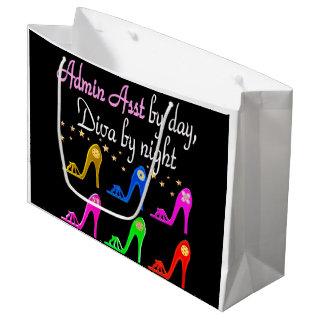 ADMIN ASST SHOE QUEEN LARGE GIFT BAG