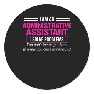 Administrative Professional Assistant Day Classic Round Sticker