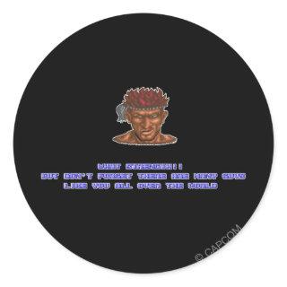 Adon KO'ed Classic Round Sticker