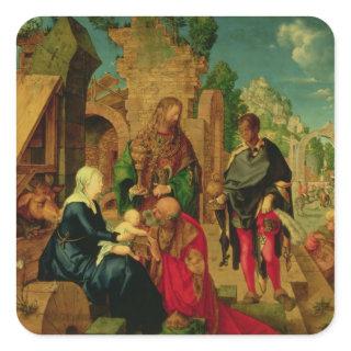 Adoration of the Magi, 1504 Square Sticker