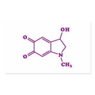 Adrenochrome Molecular Chemical Formula Rectangular Sticker