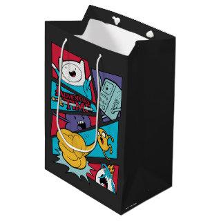 Adventure Time | Action Panel Graphic Medium Gift Bag