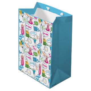 Adventure Time | Character Call-Out Pattern Medium Gift Bag