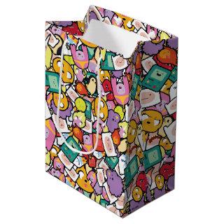Adventure Time | Character Toss Pattern Medium Gift Bag