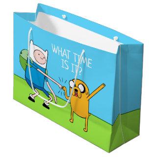 Adventure Time | Finn & Jake Fist Bump Large Gift Bag