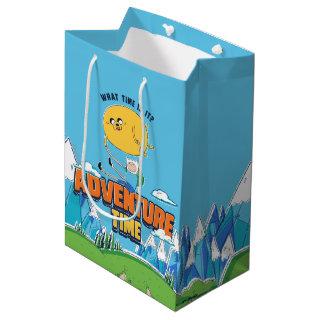Adventure Time | Jake Floating With Finn Medium Gift Bag