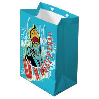 Adventure Time | Lemon Grab "UNACCEPTABLE" Medium Gift Bag