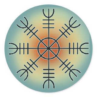Ægishjalmr Classic Round Sticker