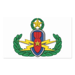AF EOD Master 3D Rectangular Sticker