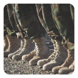 Afghan National Army Air Corp Soldiers Square Sticker
