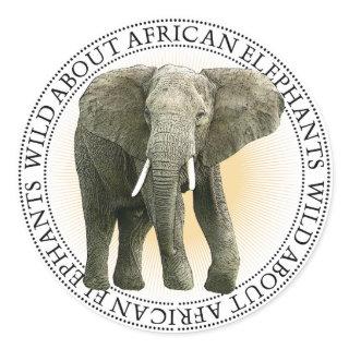 African Elephant Stickers