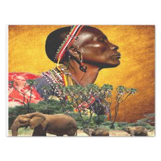 African Style Design Tissue Paper
