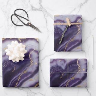 Agate Stone Texture Purple  Sheets