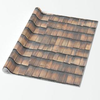 Aged Wooden Shingles Abstract Photography for Him
