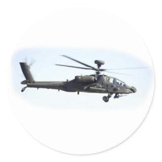 AH-64 Apache Classic Round Sticker