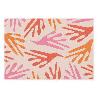 Ailanthus Modern Boho Abstract Pattern Pink Orange  Sheets